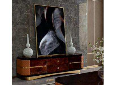 Designer TV-cabinet Sideboard Chest of drawers Side Low Board Wardrobe Room Shelf