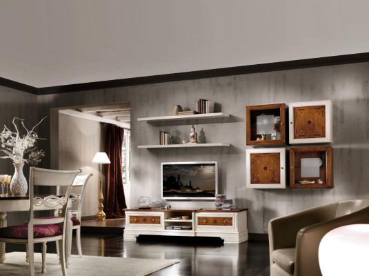 Wall unit Living room Set Display case Wardrobe Shelf Set Wall units Shelf TV Wall