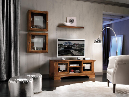Wall unit set 3 pieces. Living room TV-cabinet Display case Sideboard Shelf Luxury wall cabinets new