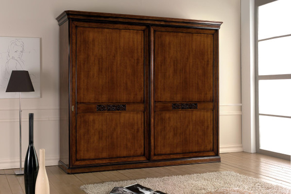 Clothes cupboards Bedroom Wardrobe Wooden furniture Baroque classic Furniture new