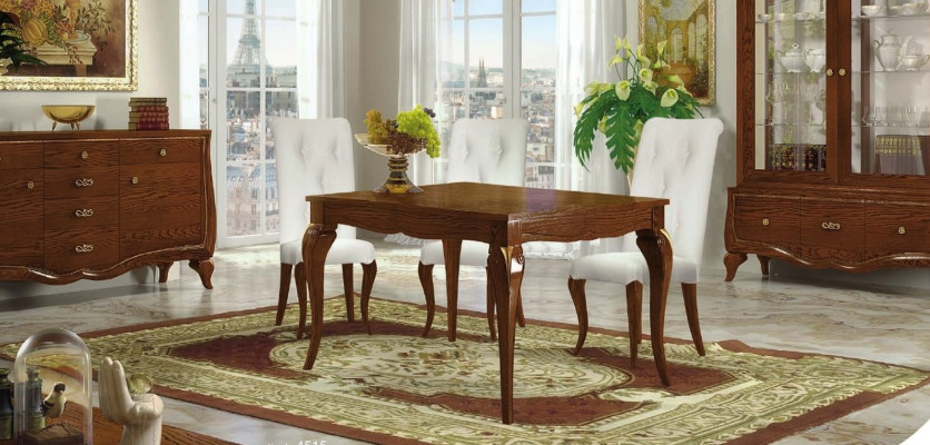 Dining table Extendable Table Wood Tables Modern Design Dining room Dining Luxury Furniture