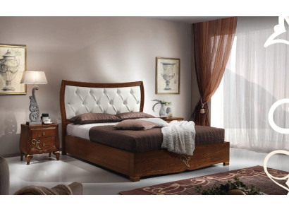 Bedroom Bed Bedside table Beds Group Wood Double Design Suite Set 3pcs