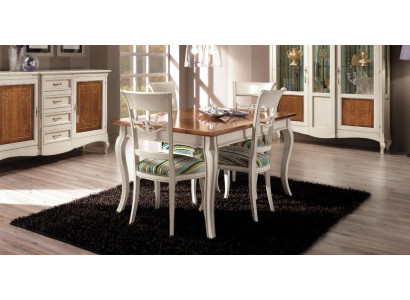 Dining table + 4x Chairs Chair Dining room Set Dining set Modern Table Tables Suite