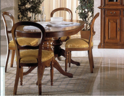 Design Dining room Set Suite 7tlg Wood Furniture Chest of drawers 4x Chair Table Display case new