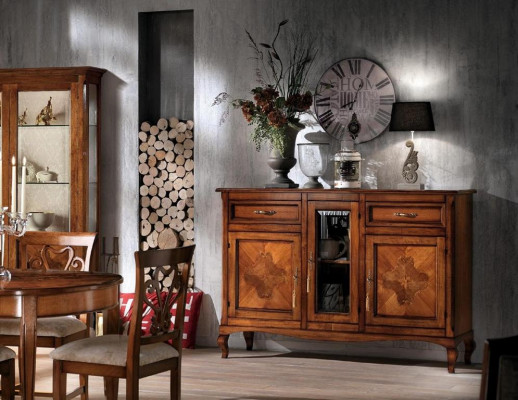 Chest of drawers Sideboard Shelf Wardrobe Shelves Solid Wood Furniture from Italy Cabinets