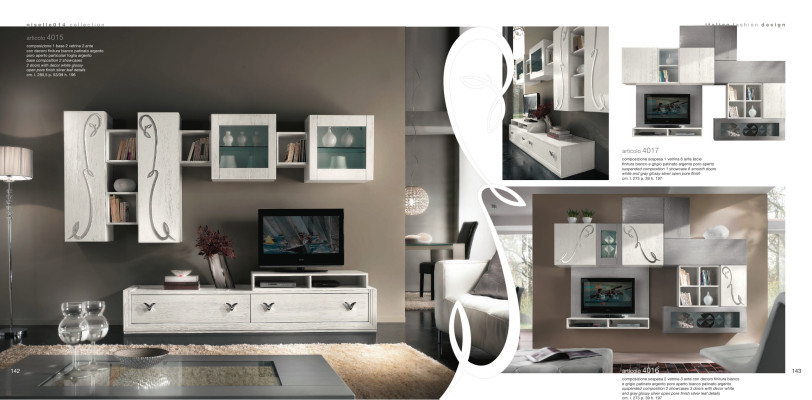 TV-cabinet Wall unit Display case Sideboard Wardrobe Wall Modern tv Wood Suite Set Furniture