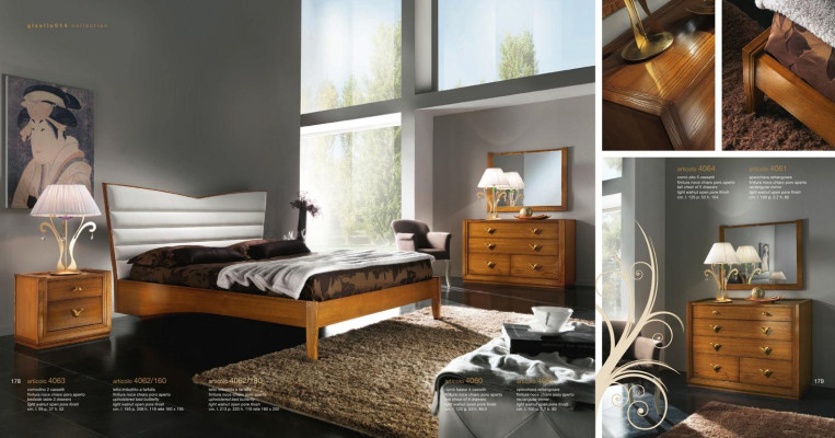 Luxury Set Bedroom Bed Bedside table Double Hotel Beds Upholstery Design 3-piece.