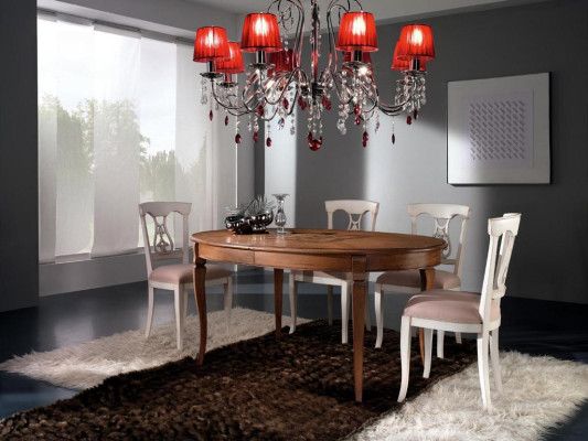 Dining room Living room Dining tables Tables Table Furniture Dining table Natural wood Retro Style
