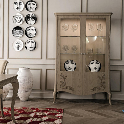 Living room Sideboard Glass Wardrobe Display case Dining room Sideboard Wood Cabinets Furniture