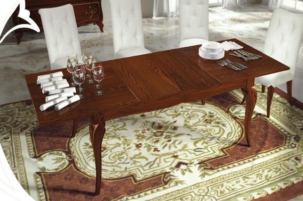 Ess Dining table Extendable Table Wood Tables Modern Design Dining room Luxury Furniture