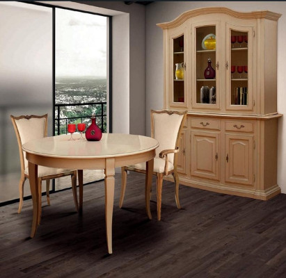 Dining room Furniture Solid Wood Display cases Wardrobe Real wood Sideboard Display case Glass new