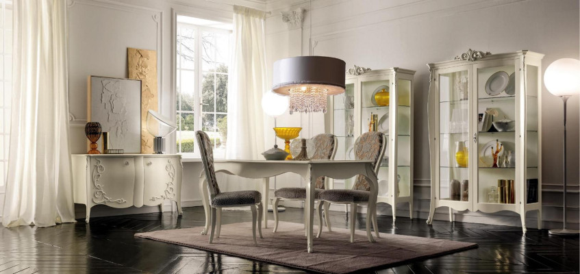Suite Table Dining set 5 pcs. Tables Suite Dining table 4 x Chair Set Group
