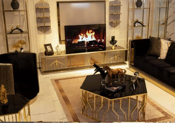 Luxury Lowboard TV-cabinet Shelf Sideboard TV-cabinet Chest of drawers TV Stand Wardrobe Furniture new