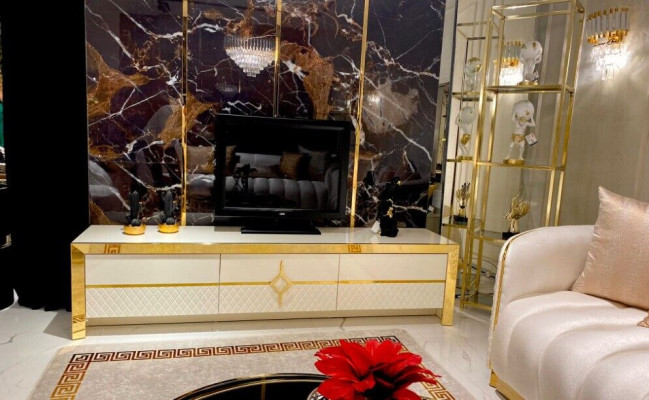 Living room Wood TV-cabinet Hotel Luxury Furniture Sideboard tv Lowboard xxl Wardrobe design