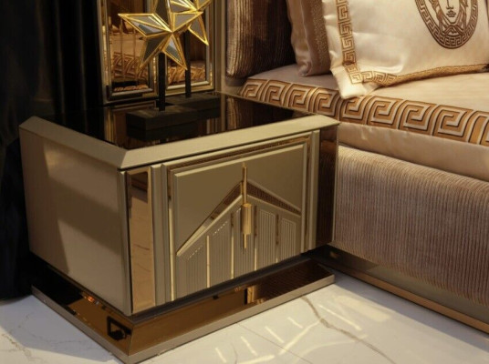 Bedroom Bedside table Wardrobe Furniture Italy Side table Cabinets
