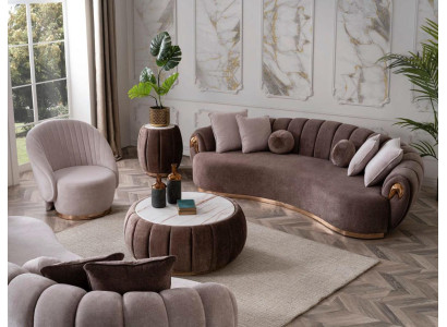 Sofa set Couch Upholstery Furniture Set 3+1 Coffee table 3pcs. Seat cushion sets