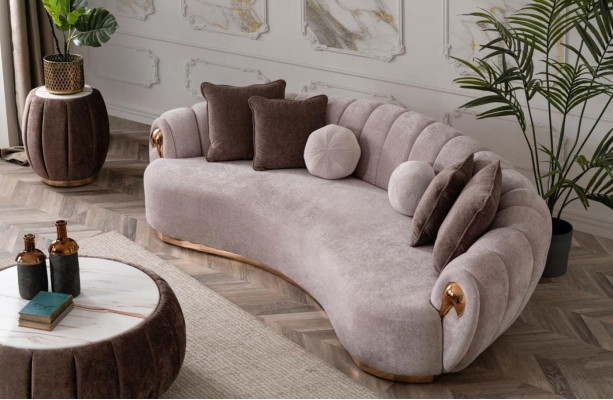 Round Coffee table Upholstery Table with Round table top Coffee tables Tables Furniture