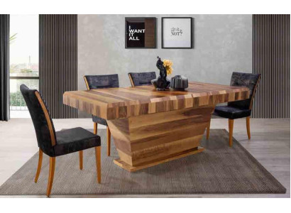 Dining table Tables Furniture Luxury Rectangular Table Wood Dining tables Luxury wooden tables new
