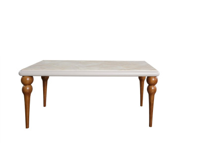 Marble optic Dining table Dining room Tables Furniture Kitchen Dining tables Tables 180x94cm