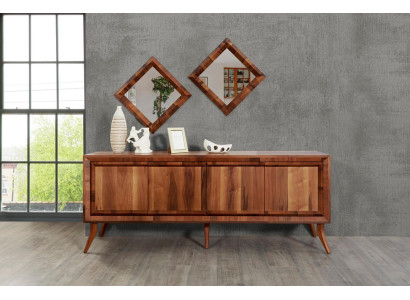 Sideboard Chest of drawers Sideboard Sideboards Wardrobe Chests of drawers Brown Luxury xxl 200cm new