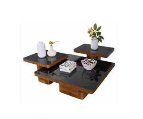 Living room Wooden Table Set Coffee table Table Furniture Wood Glass Set Coffee tables