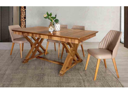 Dining room Dining table Table Furniture Furnishings Tables Italian Style Furniture Wood