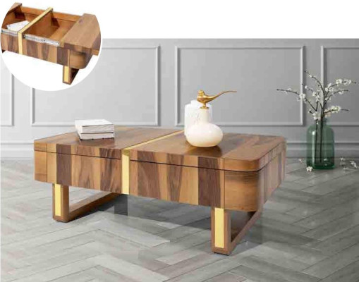 Living room Wood Tables Side Luxury Style Table Coffee table Side table