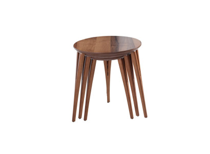 Side tables flower stand wooden tables set side table table coffee table 3 pieces.