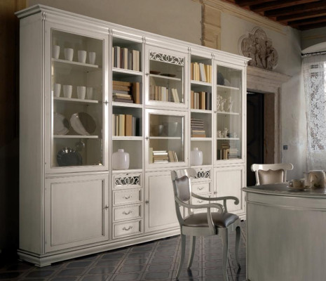 Study room Furniture Office Bookshelf Wood Bookshelf with drawers design
