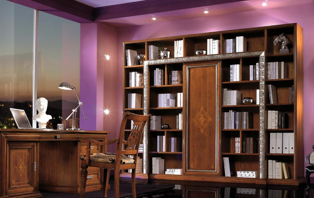 Office desk Table Office Armchair Wardrobe Set Office furniture Cabinets Italy Solid