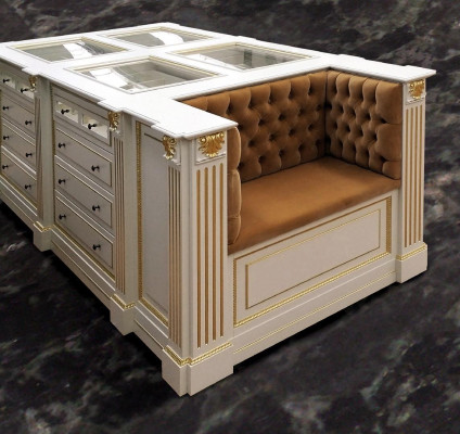 Island Walk-in Wardrobe Chest of drawers Dressing room Chests of drawers Stool Clothes