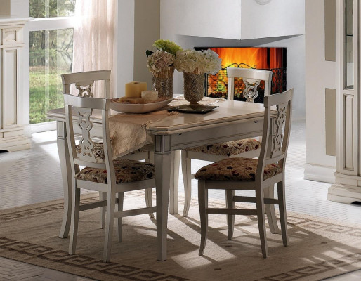 Suite 7tlg Wood Furniture Chest of drawers 4x Chair Table Display case new Group Dining room Set