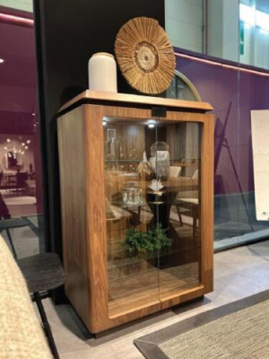 Luxury Wood Display case Sideboard Design Cabinets brown Furniture Wardrobe new