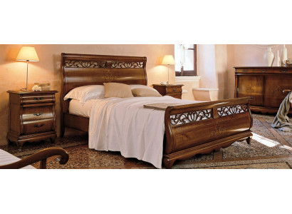 Double bed 2 Bedside tables Solid wood Bedroom furniture Solid wood Set new