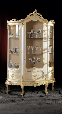 Living room Cabinets Design Wardrobe Furniture Glass new Display case 3 door Wardrobe showcases
