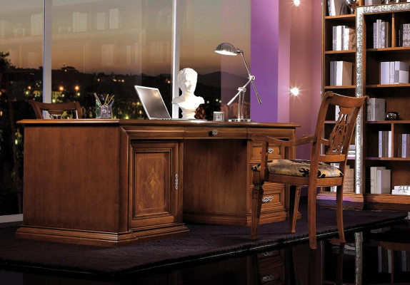 Desk Chair Tables Study room Office desk Table Solid 2-piece Set Office