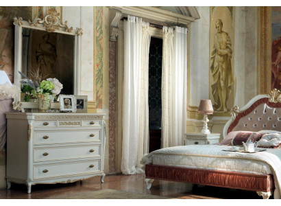Dresser Cabinet Design Modern Group Furniture Set Chest of drawers Mirror Wood Chests of drawers