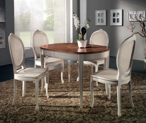 Dining table Furnishings Chairs Armchair Furniture Group Suite Complete Set 5pcs.