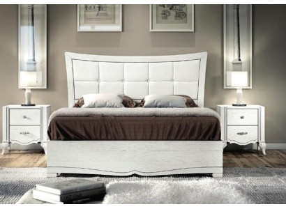 Bedroom Bed Bedside table Beds Wood Suite Modern Bedside tables Set 3pcs.