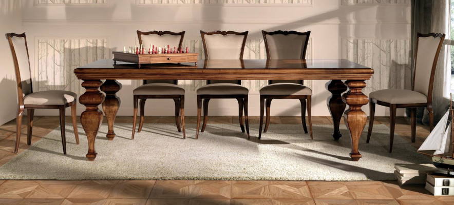 Table Furniture Dining table Natural wood Retro Style Dining room Living room Dining tables Wood