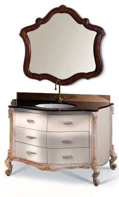 Design bathroom bathroom furniture 2 pieces. Set Suite Wardrobe Washbasin Lighting