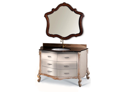 Design bathroom bathroom furniture 2 pieces. Set Suite Wardrobe Washbasin Lighting