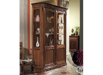 Display case Wood Luxury Cabinets Classic Sideboard Design Furniture Italian Brown