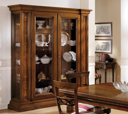 Display case 2 door Wardrobe Showcases Living room Cabinets Design Wardrobe Furniture Glass new