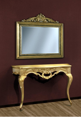 Console Chest of drawers wall table Classic r Consoles Console table with Mirror Luxus