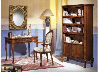 Set Table with Mirror Tables Armchair Chair Set Retro Style Wardrobe Furniture 3pcs
