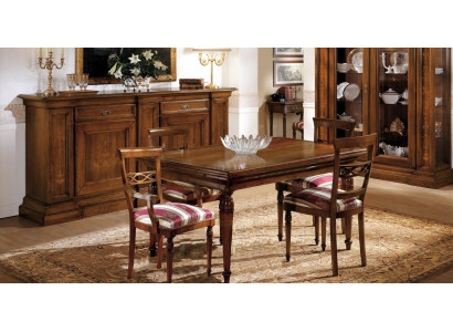 Dining table + 4x Chairs Chair Dining room Set Dining set Modern Table Tables Suite