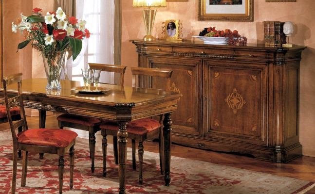 Designer Luxury Wood Display Case Sideboard Italian Furniture Real Wood Sideboard