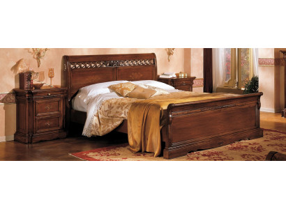 Double bed Solid wood Bedroom Furniture Design Bed Furniture Vaccari cav giovanni