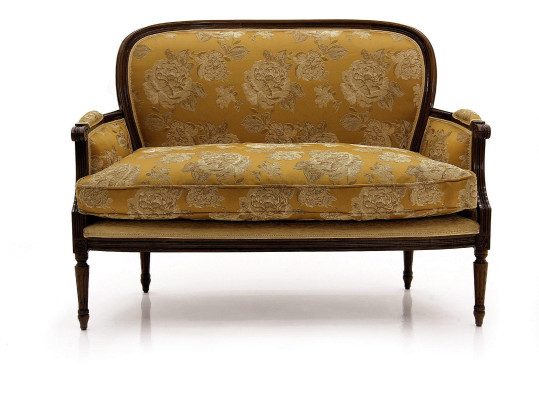 Sofa 2 Seater Design Sofas Upholstery Couches Textile Relax Classic Two-seater new